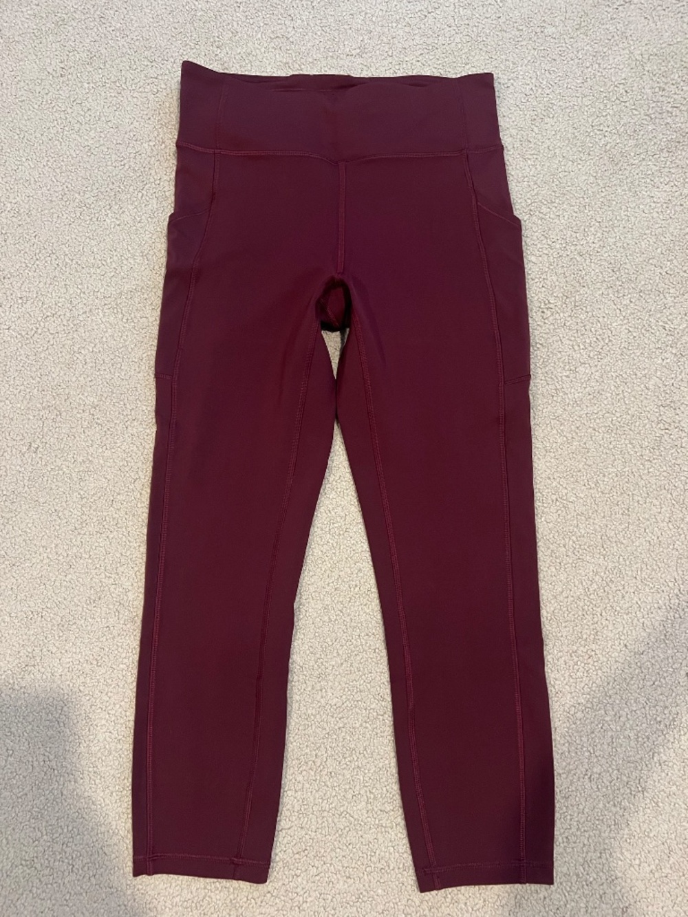 Lululemon Invigorate High-Rise Crop 23" Cassis Size 8 - Picture 5 of 14